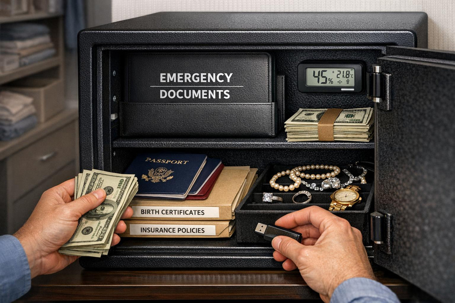 family emergency readiness: what should be stored in every safe