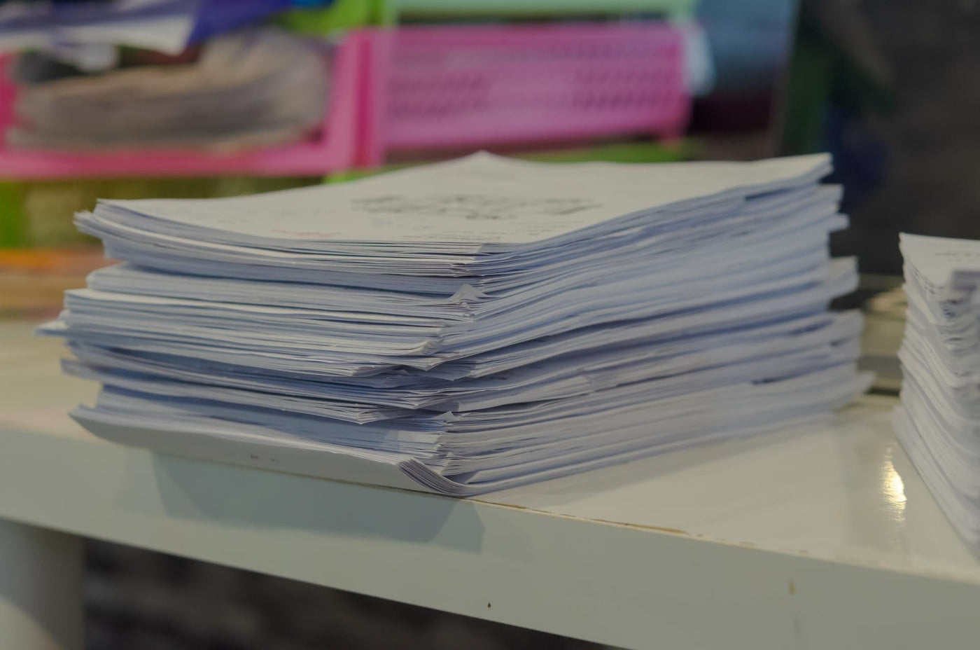 Stack of documents