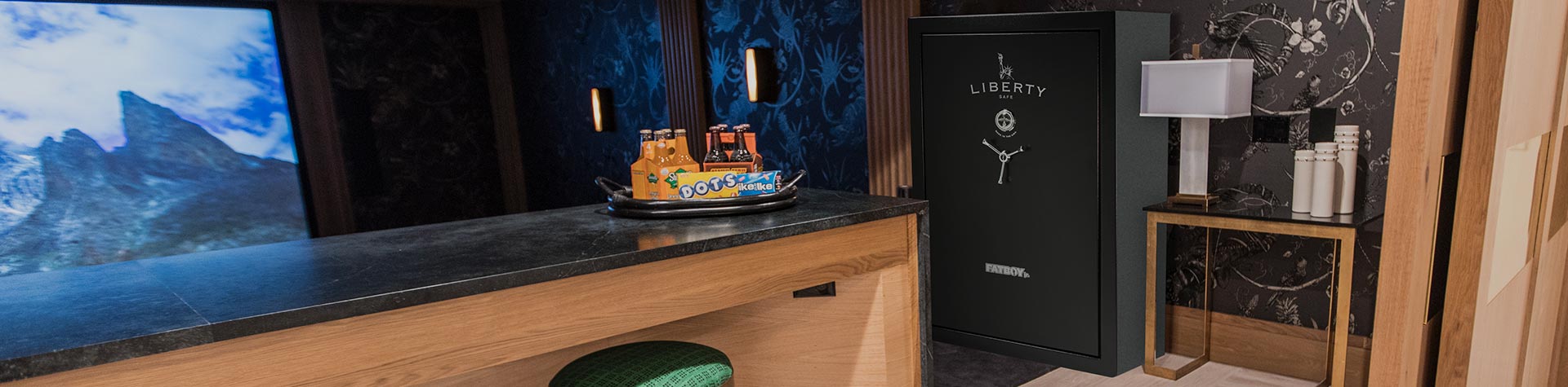 Fatboy Jr. Gun Safe in Game Room