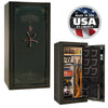 Classic Plus 25 OPTIONS_HIDDEN_PRODUCT Liberty Safe Emerald Green Feathered Edge / Beige Velour / Black Chrome Hardware / Mechanical Lock