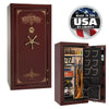 Classic Plus 25 OPTIONS_HIDDEN_PRODUCT Liberty Safe Burgundy Gloss / Beige Velour / Brass Hardware / Mechanical Lock