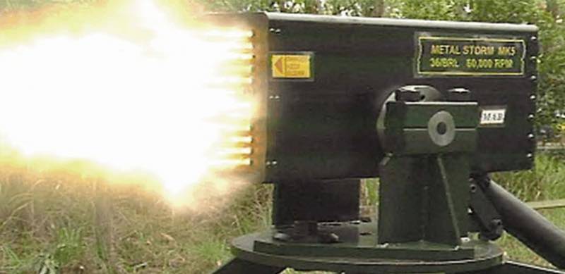 Metal Storm 36 Barrel Prototype