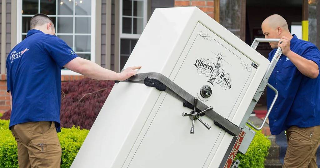 Gun Safe Being Delivered