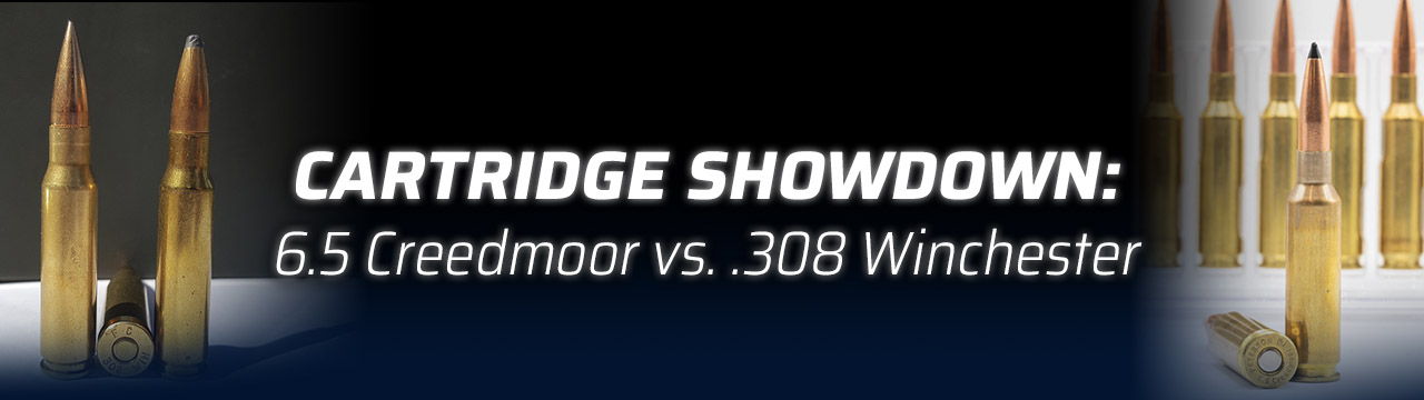 Cartridge showdown between 6.5 Creedmoor and .308 Winchester.