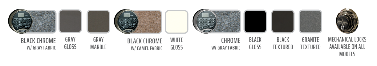 Eagle Series Gun Safe Color Options