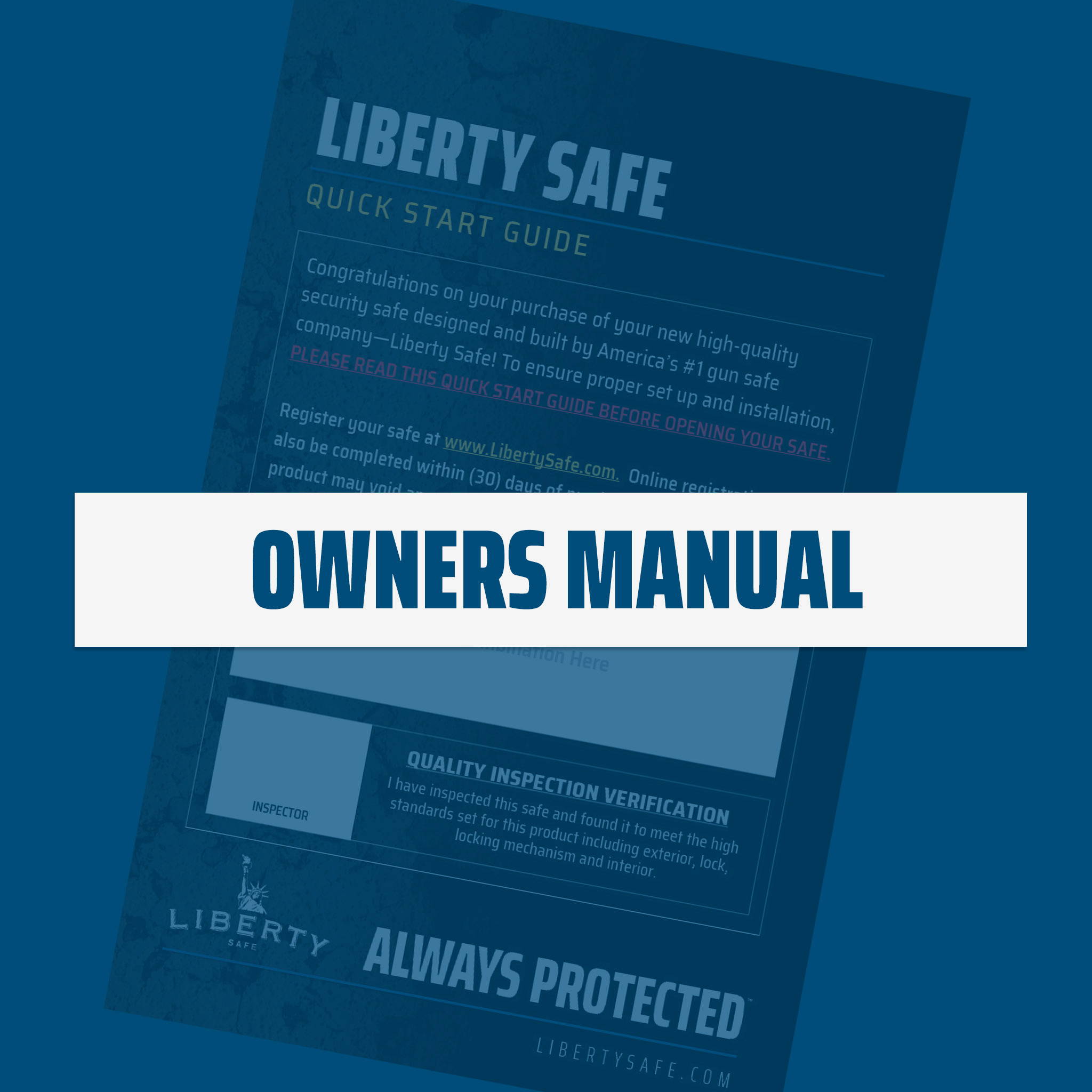 Home and Gun Safe Manual