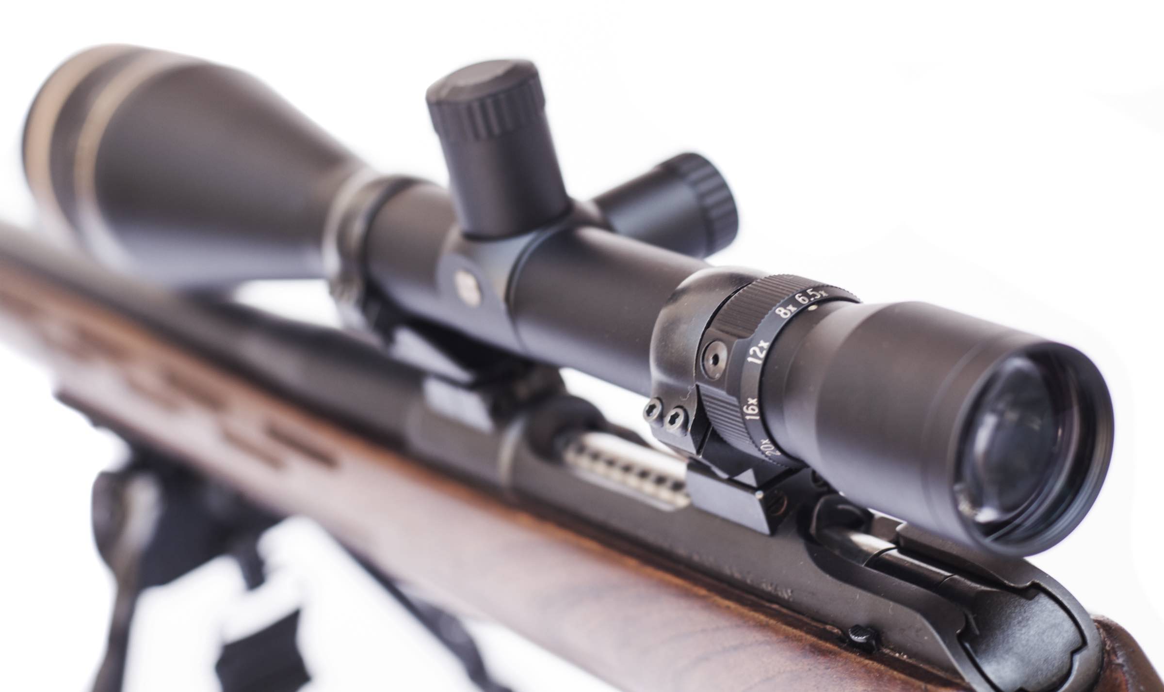 Scope on Long Range Rifle
