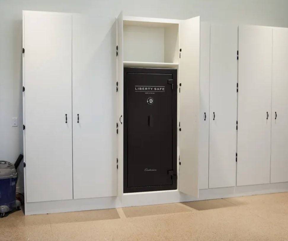 Liberty Safe in Closet