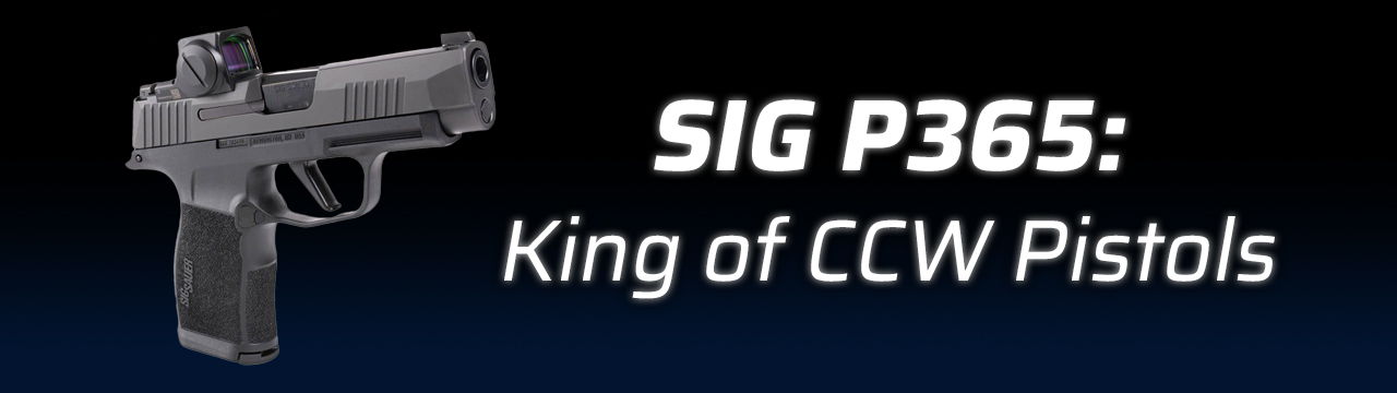 SIG P365 handgun with text 