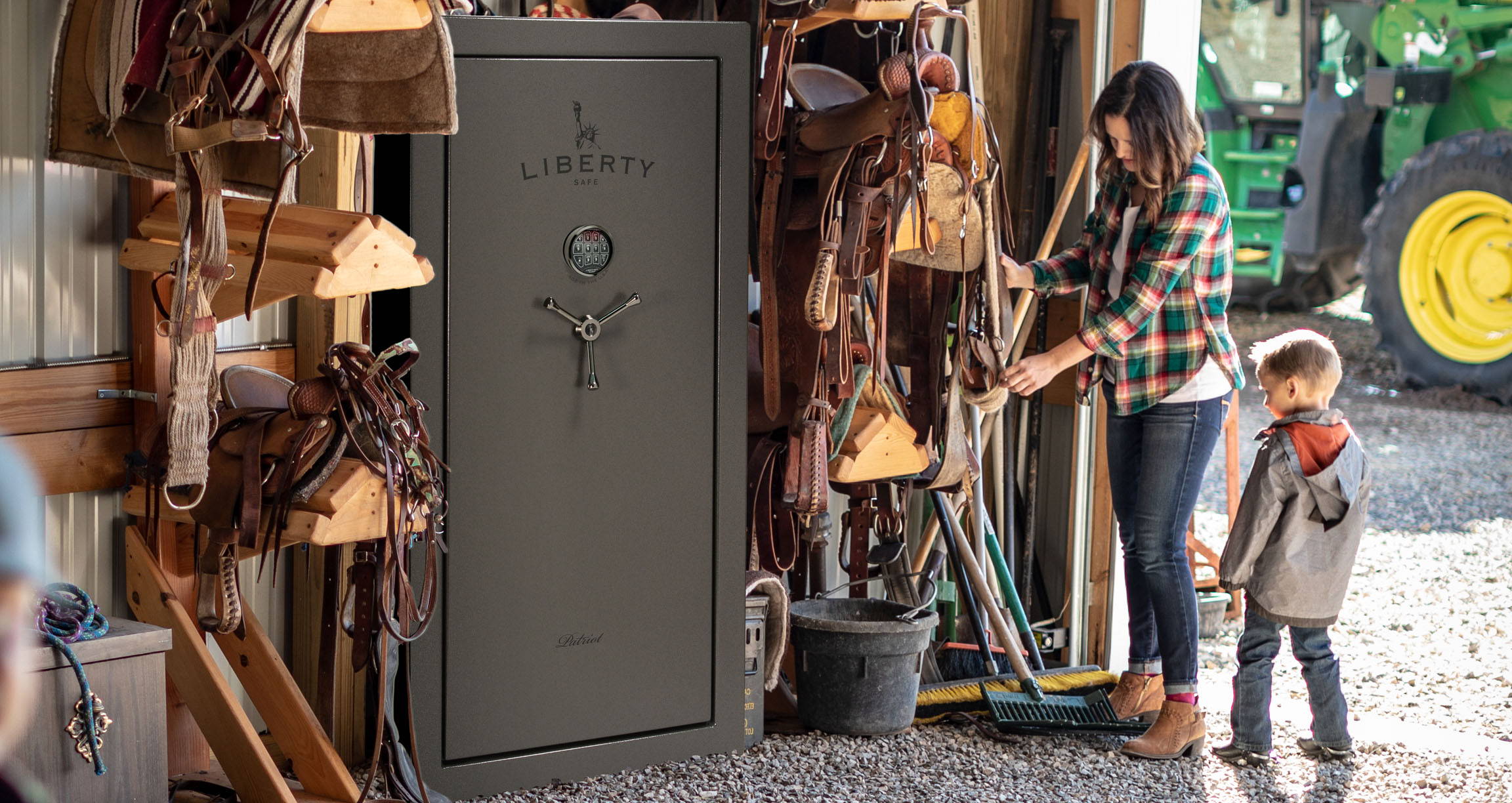 Patriot Series Gun Safe in Barn