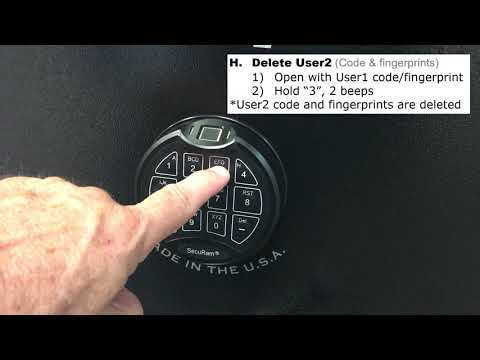 ScanLogic SecuRam Delete Fingerprints