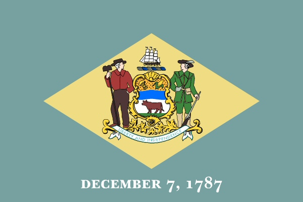 Delaware state flag
