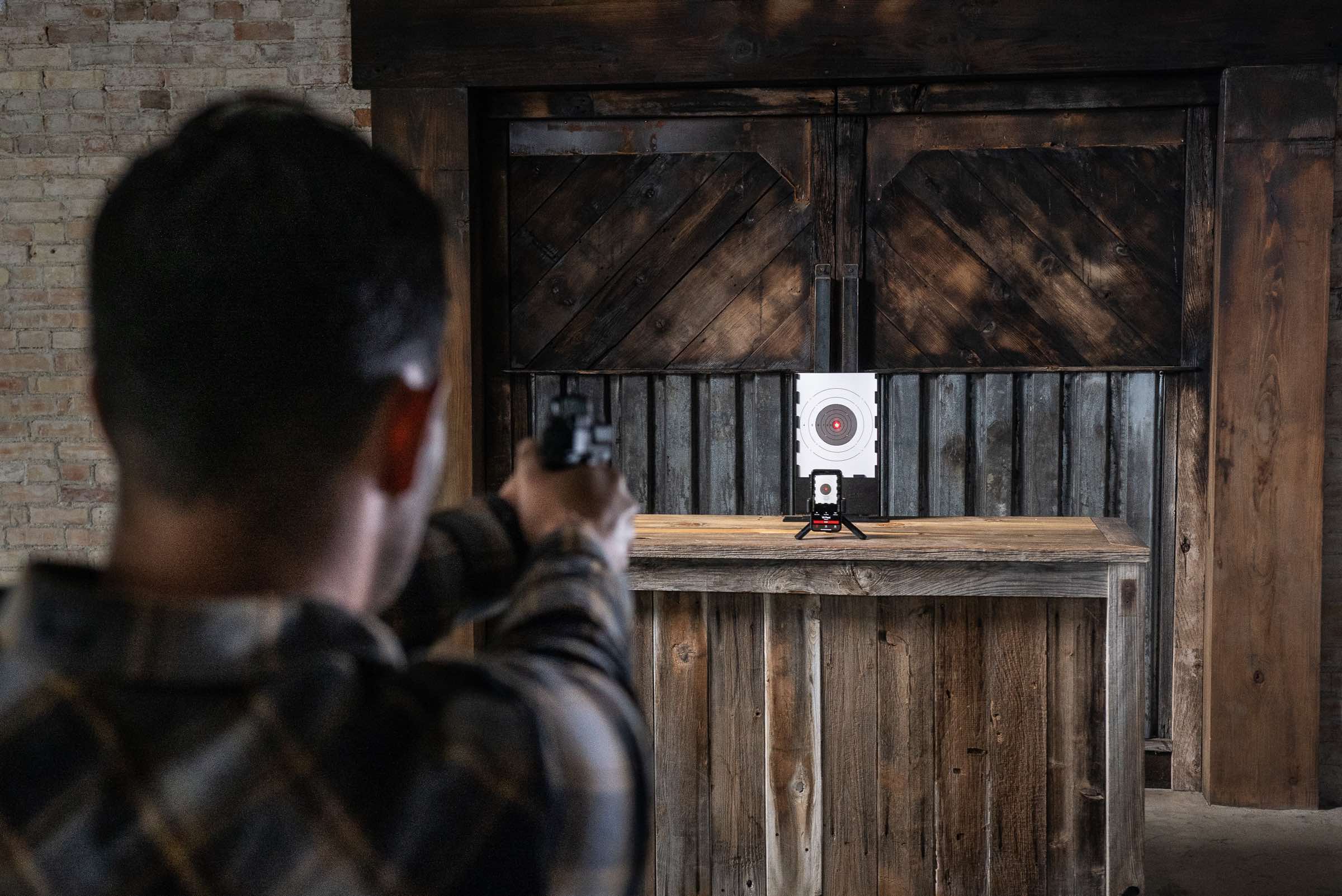 Handgun laser training system