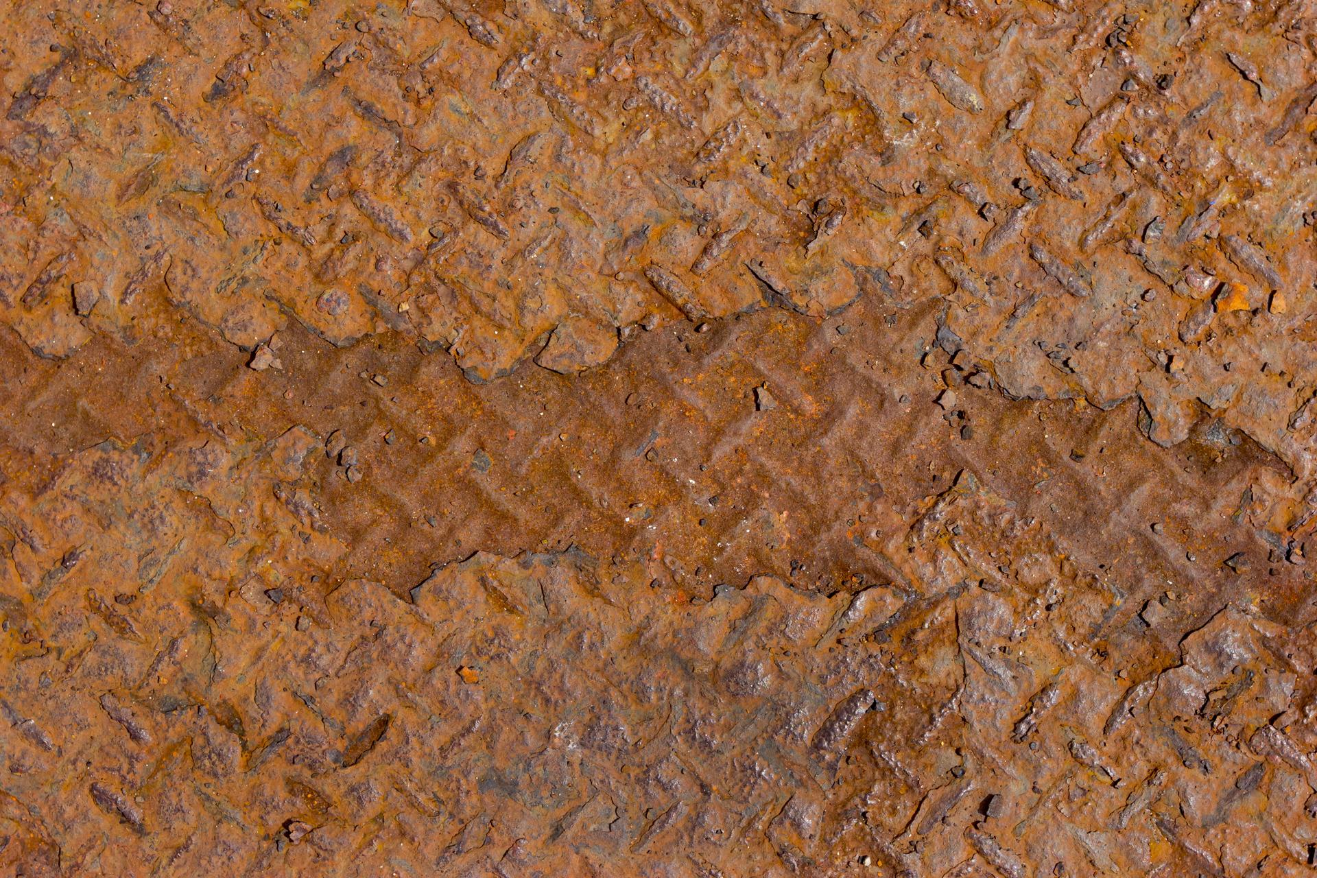 Rust steel plate slip background