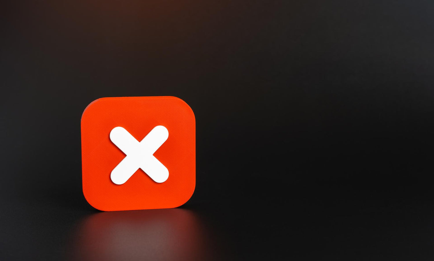 Red cancel sign. Denial or prohibition. Warnings, access restrictions, risk alerts and system errors. Safety instructions and regulatory messaging.