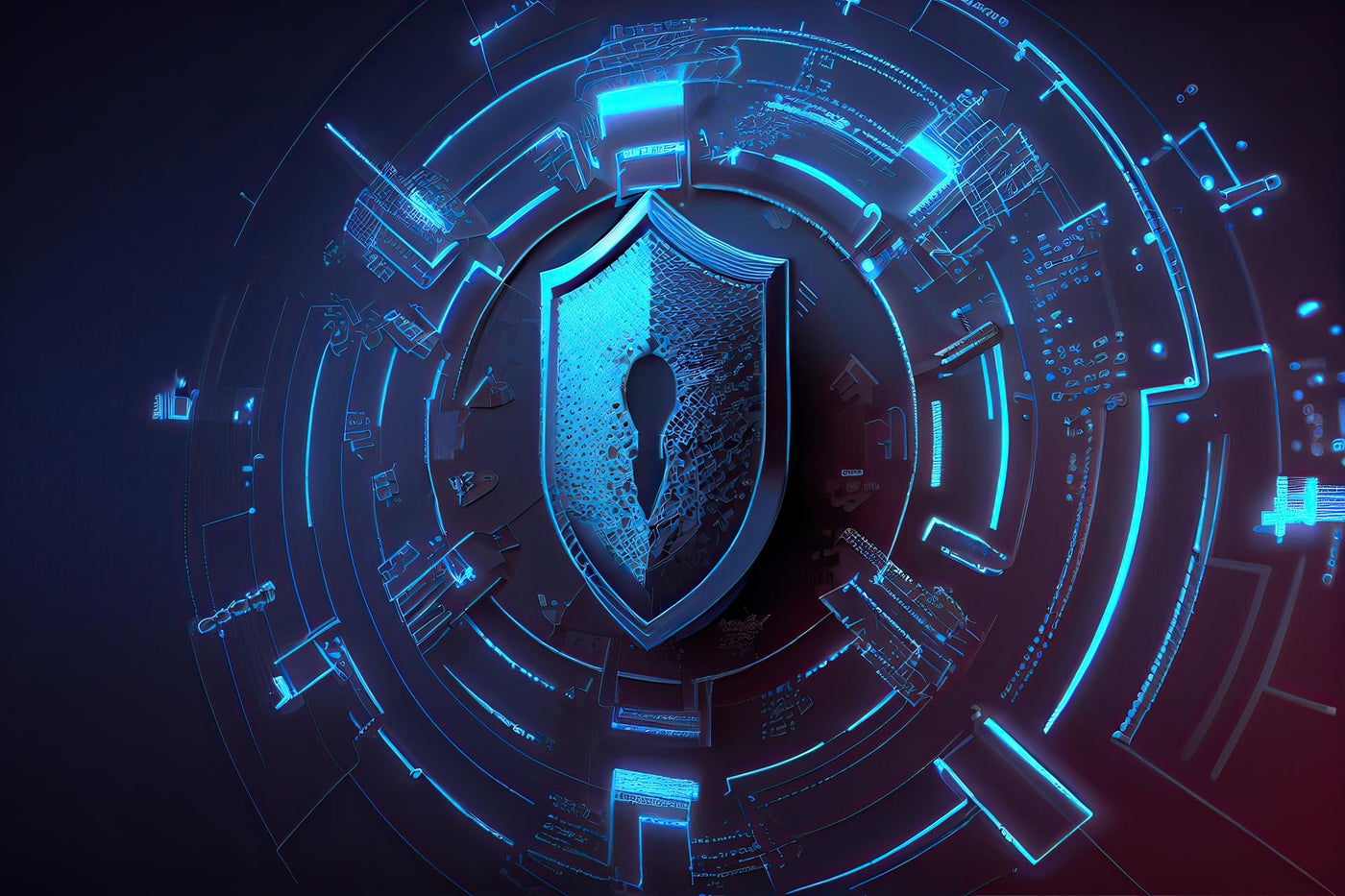 Cyber security and information or network protection. Future cyber technology web services for business and internet project.