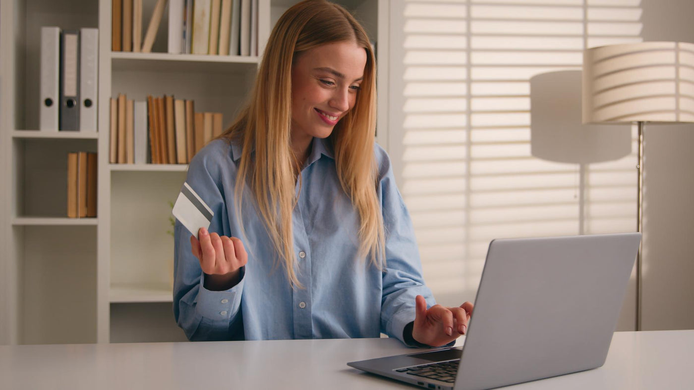 Caucasian woman using calculator laptop app calculate costs business incomes project expenses estimate budget for startup businesswoman girl accountant conduct financial inspection finance management