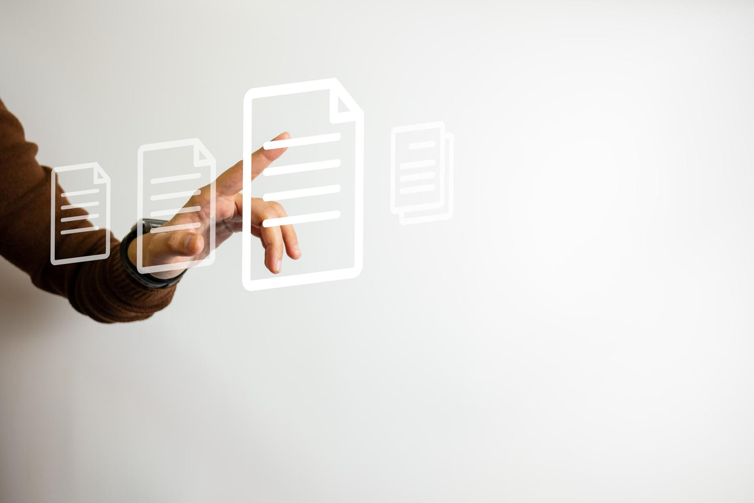Document Management System DMS, Online document database management, Organization document Organized, automated processes to manage files, ERP enterprise efficient, business technology.