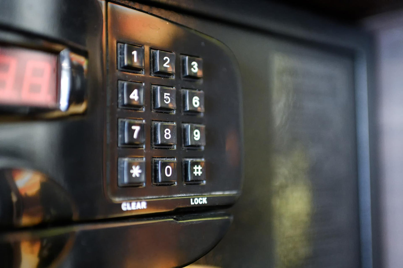 Electronic numpad of safe box