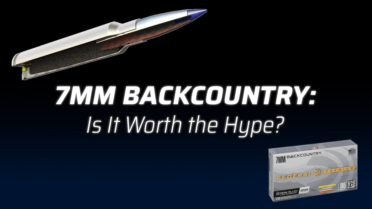 7mm Backcountry: Is It Worth the Hype? with a bullet and box image.