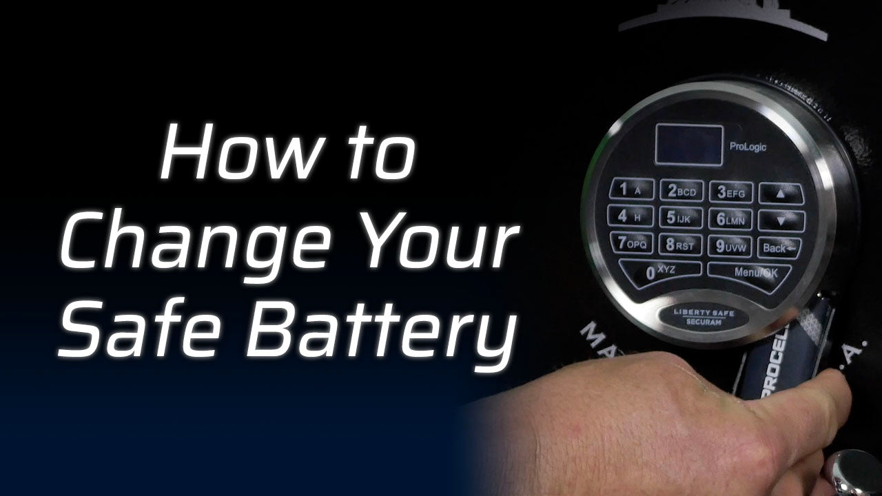 How to change your gun safe battery