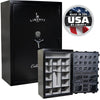 Collector T OPTIONS_HIDDEN_PRODUCT Liberty Safe Textured Black / Gray Fabric / Chrome Hardware / SecuRam BackLit