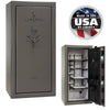 Colonial 23 OPTIONS_HIDDEN_PRODUCT Liberty Safe Proflex / Gray Gloss / Gray Fabric / Black Chrome Hardware / SecuRam BackLit