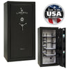 Colonial 23 OPTIONS_HIDDEN_PRODUCT Liberty Safe Proflex / Textured Black / Gray Fabric / Chrome Hardware / Mechanical Lock