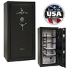 Colonial 23 OPTIONS_HIDDEN_PRODUCT Liberty Safe Proflex / Textured Black / Gray Fabric / Chrome Hardware / SecuRam BackLit
