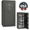 Colonial 23 OPTIONS_HIDDEN_PRODUCT Liberty Safe Proflex / Textured Granite / Gray Fabric / Chrome Hardware / Mechanical Lock