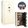 Colonial 23 OPTIONS_HIDDEN_PRODUCT Liberty Safe Standard / White Gloss / Camel Fabric / Brass Hardware / SecuRam BackLit