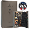 Colonial 50 OPTIONS_HIDDEN_PRODUCT Liberty Safe Standard / Gray Marble / Gray Fabric / Black Chrome Hardware / SecuRam BackLit