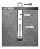 Concrete Floor Safe Anchoring Kit Accessory Liberty Accessory