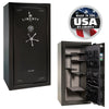Franklin 29 OPTIONS_HIDDEN_PRODUCT Liberty Safe Textured Black / Gray Faux Leather / Chrome Hardware / SecuRam Direct Drive