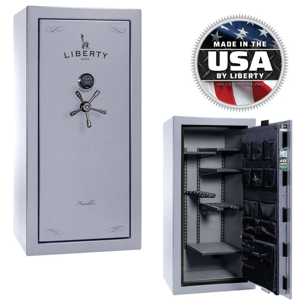 Franklin 29 OPTIONS_HIDDEN_PRODUCT Liberty Safe Glacial Steel / SecuRam Direct Drive