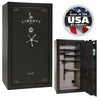 Franklin 40 OPTIONS_HIDDEN_PRODUCT Liberty Safe Textured Black / Gray Faux Leather / Chrome Hardware / Mechanical Lock