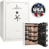 Franklin 45 OPTIONS_HIDDEN_PRODUCT Liberty Safe White Gloss / Camel Faux Leather / Black Chrome Hardware / Mechanical Lock