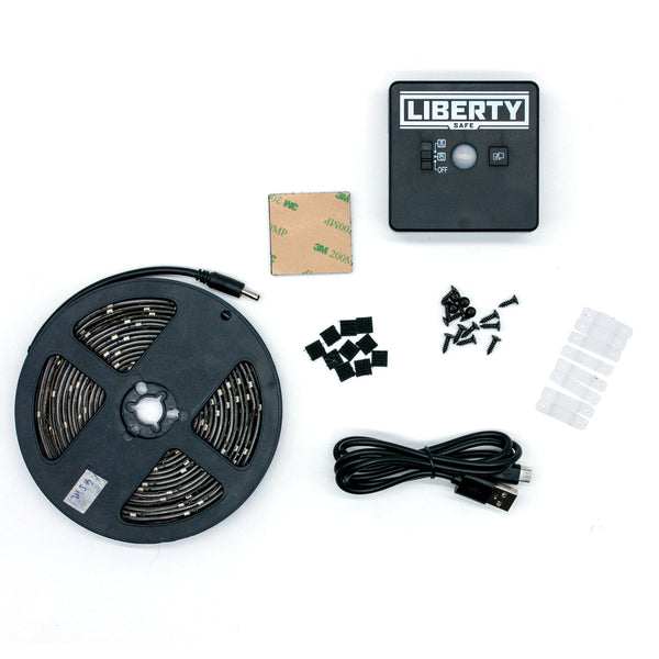 Liberty Revolution-24 Gun Safe LED Light Kit, Auto on/off, Battery