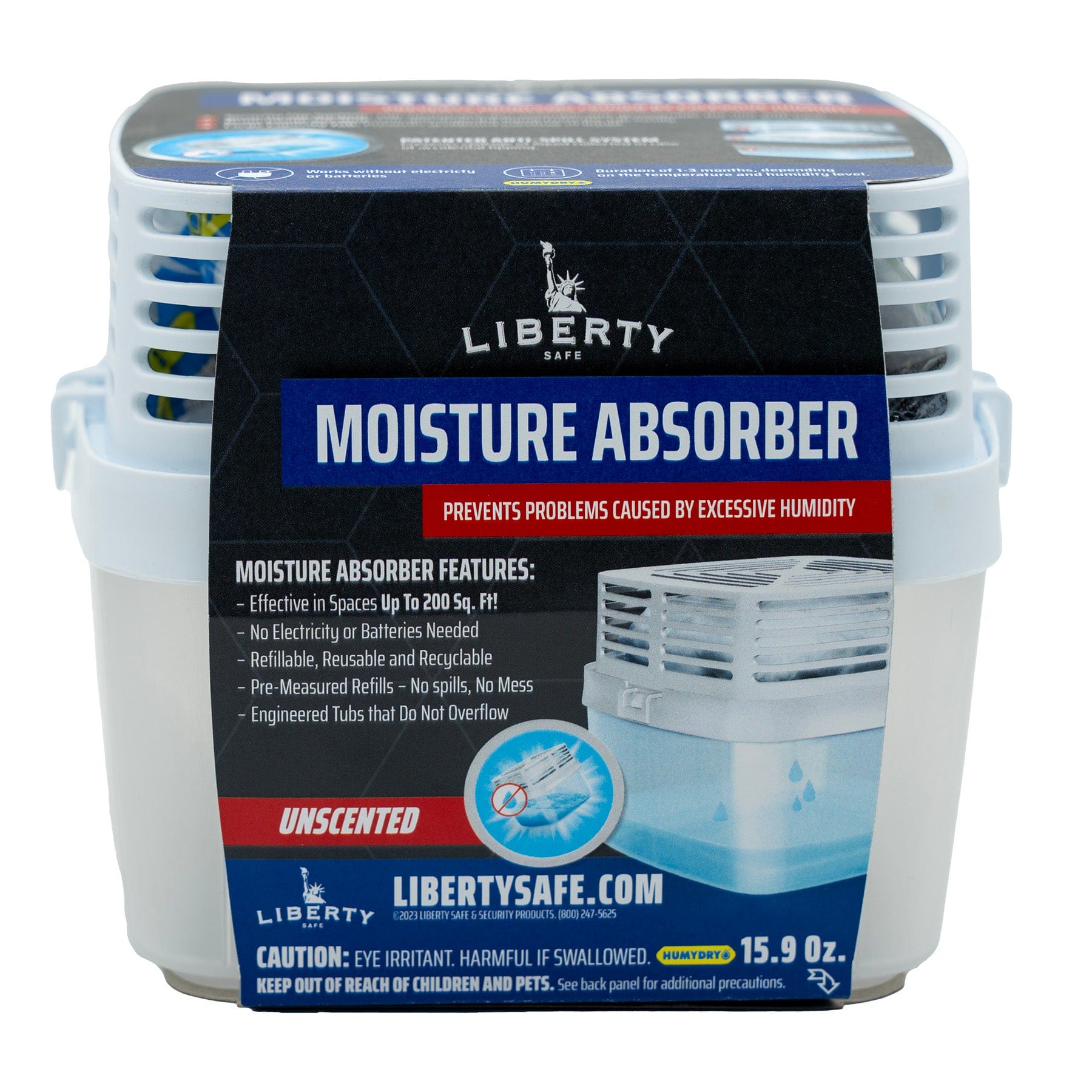 Humidity Absorber Natural Gun Safe Humydry Moisture Absorber | Dehumidifier for Safes – Liberty Safe