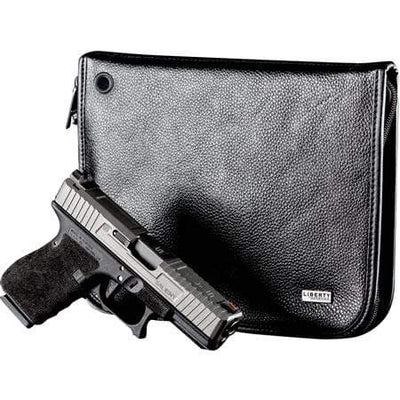 Magnetic Handgun Cases Accessory Liberty Accessory Compact Magnetic Handgun Case (Leather) (8 x 11)