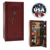 Magnum 25 OPTIONS_HIDDEN_PRODUCT Liberty Safe Burgundy Marble / Beige Velour / Black Chrome Hardware / SecuRam Prologic