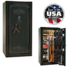 Magnum 25 OPTIONS_HIDDEN_PRODUCT Liberty Safe Emerald Green Feathered Edge / Beige Velour / Black Chrome Hardware / SecuRam Prologic