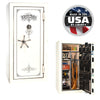 Magnum 25 OPTIONS_HIDDEN_PRODUCT Liberty Safe White Gloss / Beige Velour / Black Chrome Hardware / Mechanical Lock