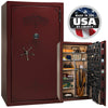 Magnum 50 OPTIONS_HIDDEN_PRODUCT Liberty Safe Burgundy Marble / Beige Velour / Black Chrome Hardware / SecuRam Prologic
