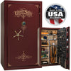 Magnum 50 OPTIONS_HIDDEN_PRODUCT Liberty Safe Burgundy Marble / Beige Velour / Brass Hardware / SecuRam Prologic