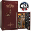 Magnum 50 OPTIONS_HIDDEN_PRODUCT Liberty Safe Burgundy Marble / Beige Velour / Brass Hardware / Mechanical Lock