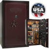 Magnum 50 OPTIONS_HIDDEN_PRODUCT Liberty Safe Burgundy Metallic Feathered Edge / Beige Velour / Black Chrome Hardware / SecuRam Prologic