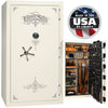 Magnum 50 OPTIONS_HIDDEN_PRODUCT Liberty Safe White Marble / Beige Velour / Black Chrome Hardware / SecuRam Prologic