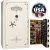 Magnum 50 OPTIONS_HIDDEN_PRODUCT Liberty Safe White Marble / Beige Velour / Black Chrome Hardware / SecuRam BackLit