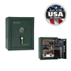 Premium Home Safe 08 OPTIONS_HIDDEN_PRODUCT Liberty Safe Green Marble / Beige Velour / Brass Hardware / SecuRam BackLit